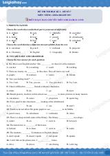 Đề thi học kì 1 Tiếng Anh 6 Right on! - Đề số 7